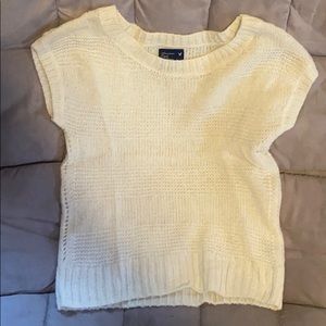 LIKE NEW short sleeve knitted sweater